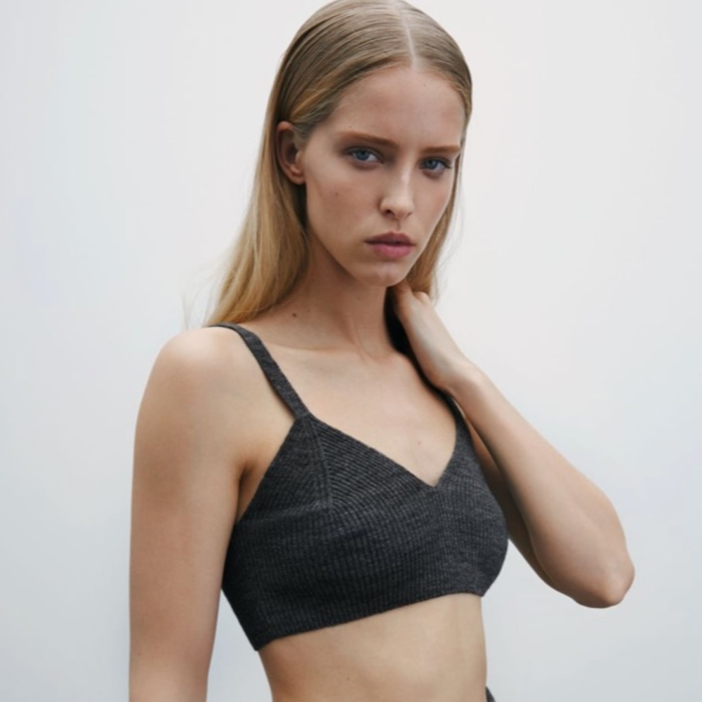 𝗡𝗪𝗧 𝗭𝗮𝗿𝗮 • Wool Blend Ribbed Top - Picture 10 of 13